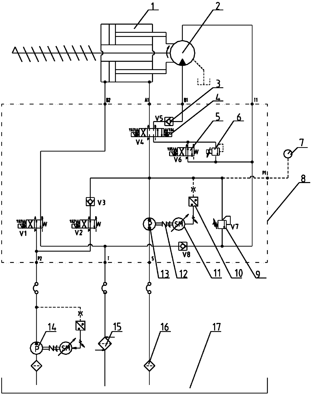 High-response injection molding machine servo pump cylinder injection system