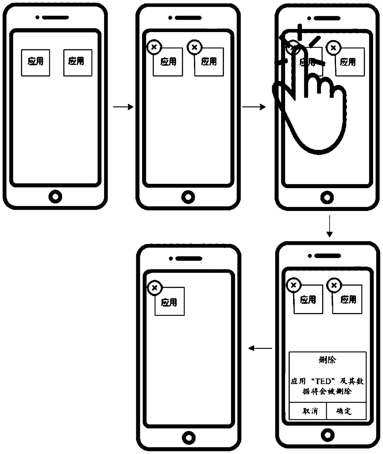 Content deletion method, terminal and computer readable storage medium