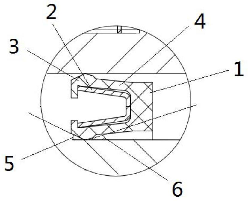 Energy storage sealing structure and dynamic sealing device for high-pressure medium easy to vaporize