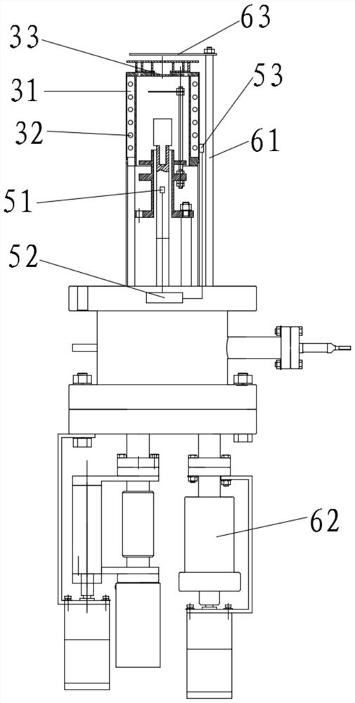 Electronic action ultrahigh vacuum evaporation source