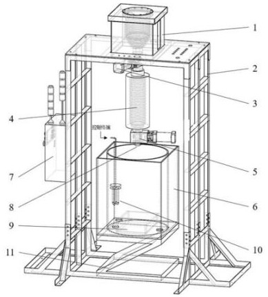 Visualization experiment system of core melt fragmentation behavior during severe accident of sodium-cooled fast reactor