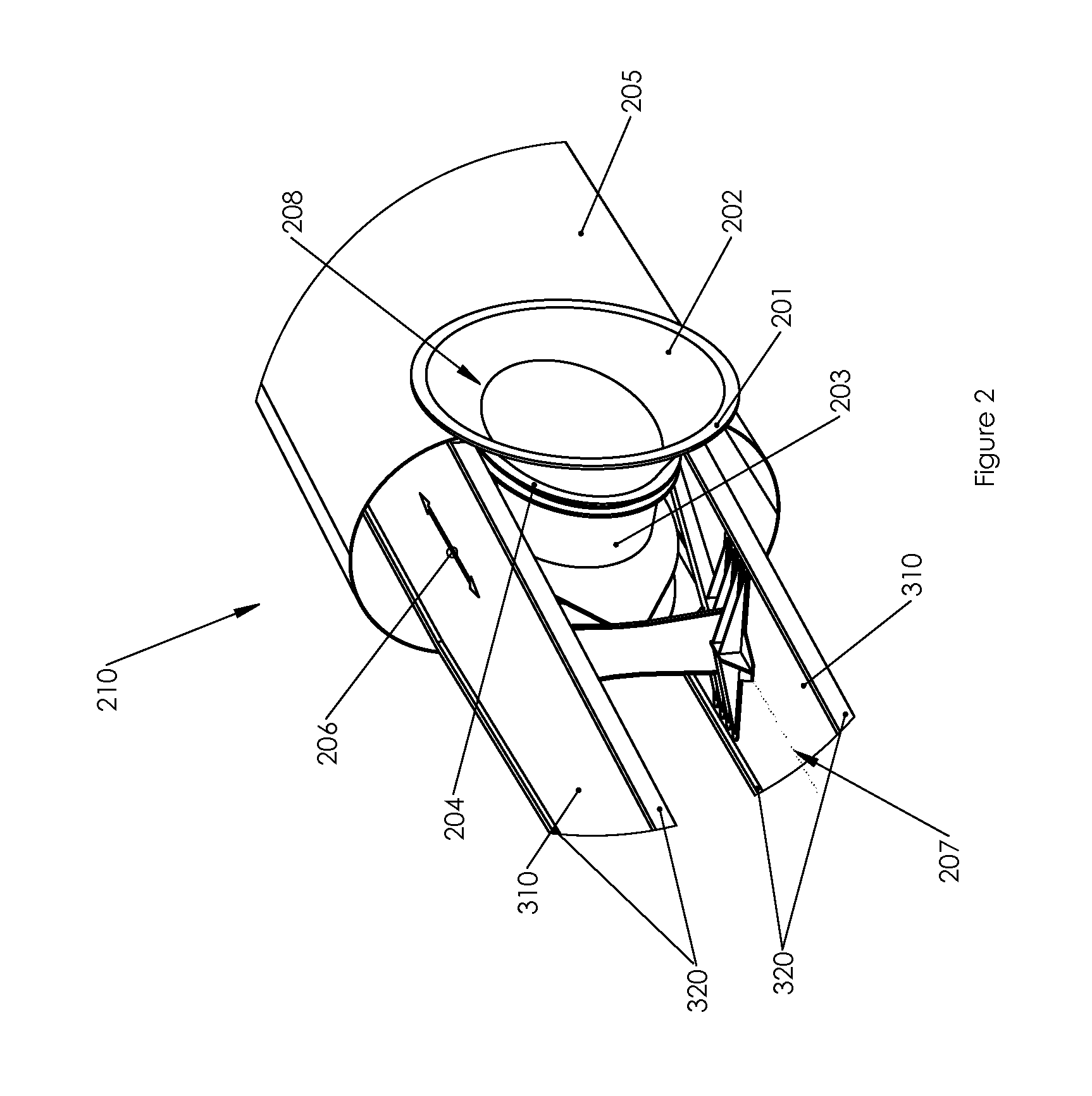 Strain isolated attachment for one-piece wind turbine rotor hub