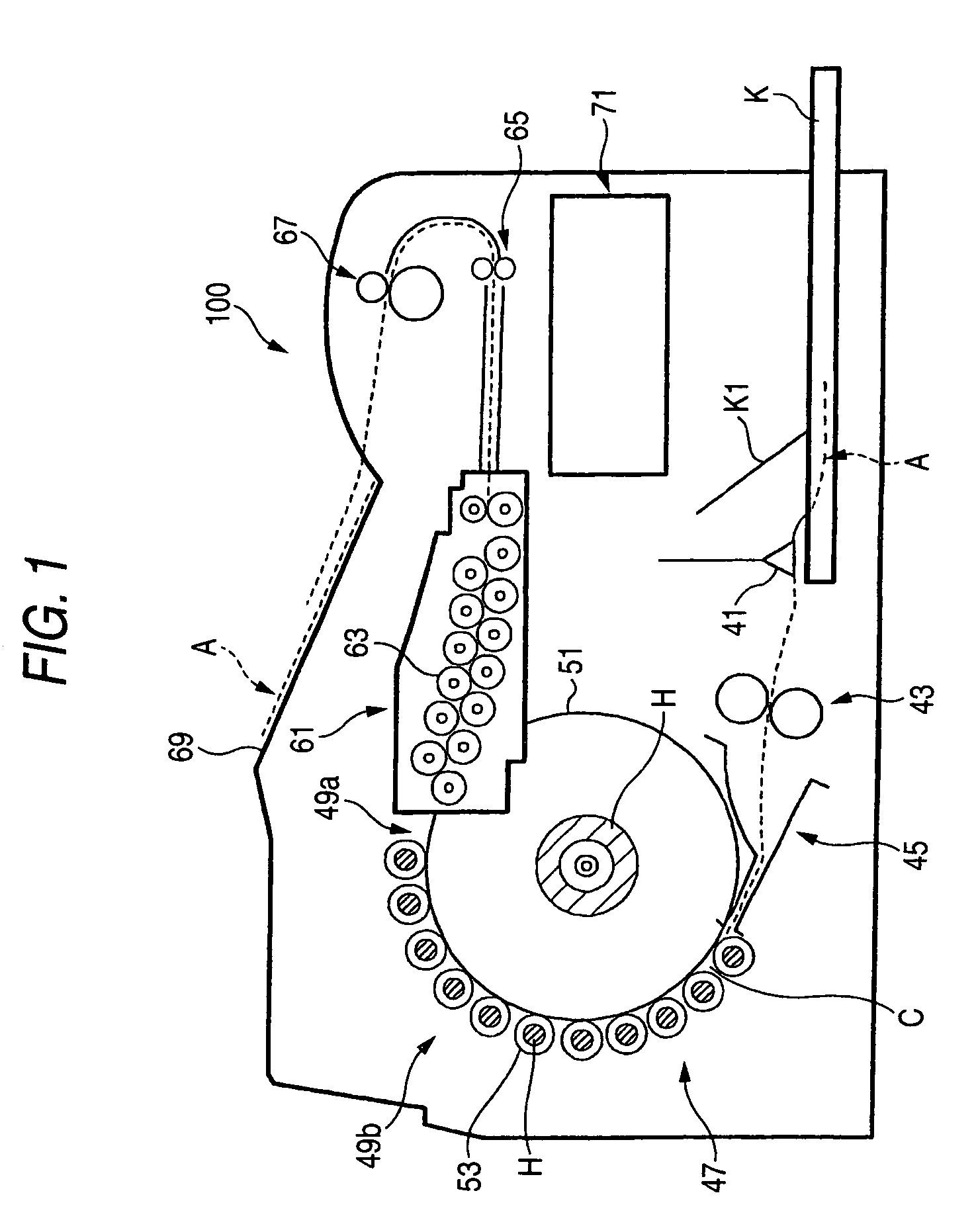 Thermal developing apparatus