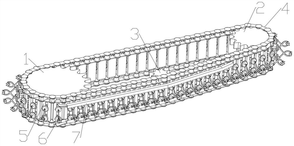 A cloth tensioning mechanism