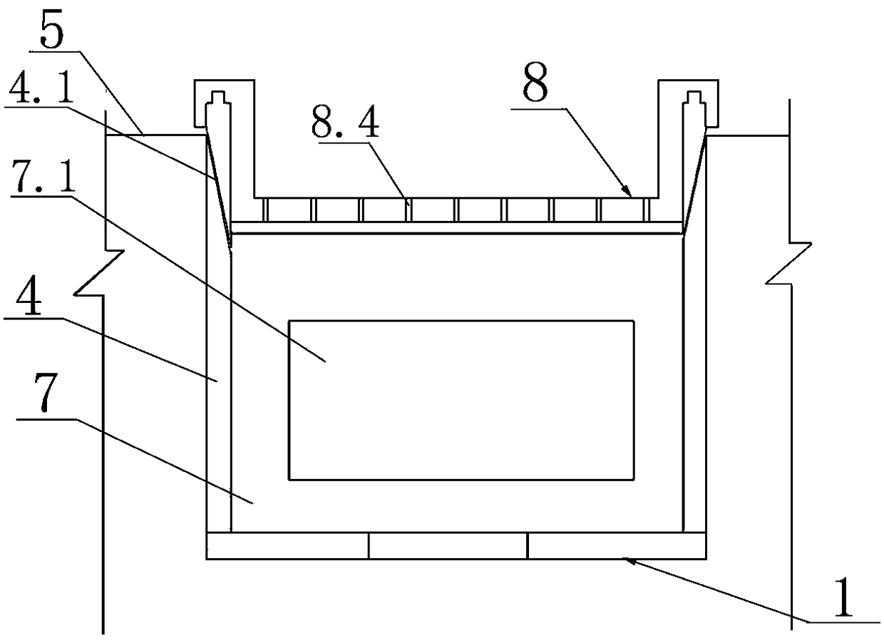 Assembly type green belt structure and construction method thereof