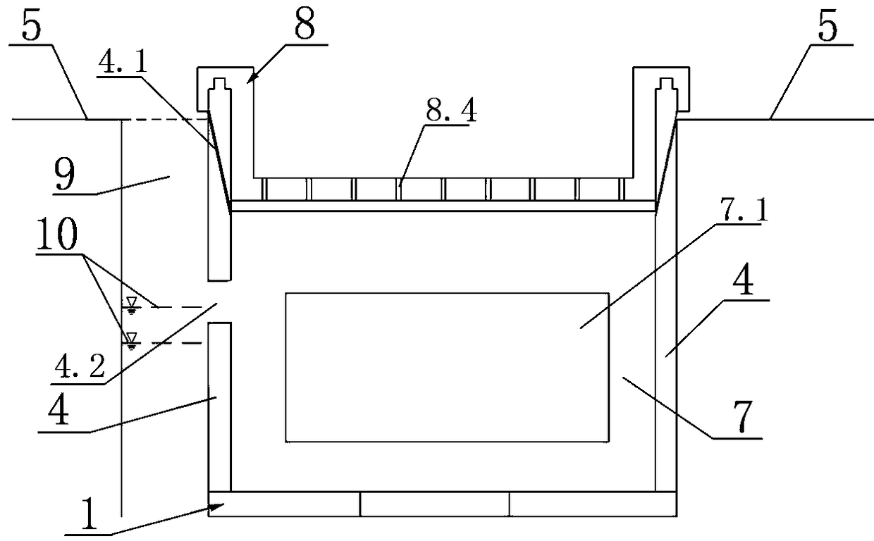 Assembly type green belt structure and construction method thereof