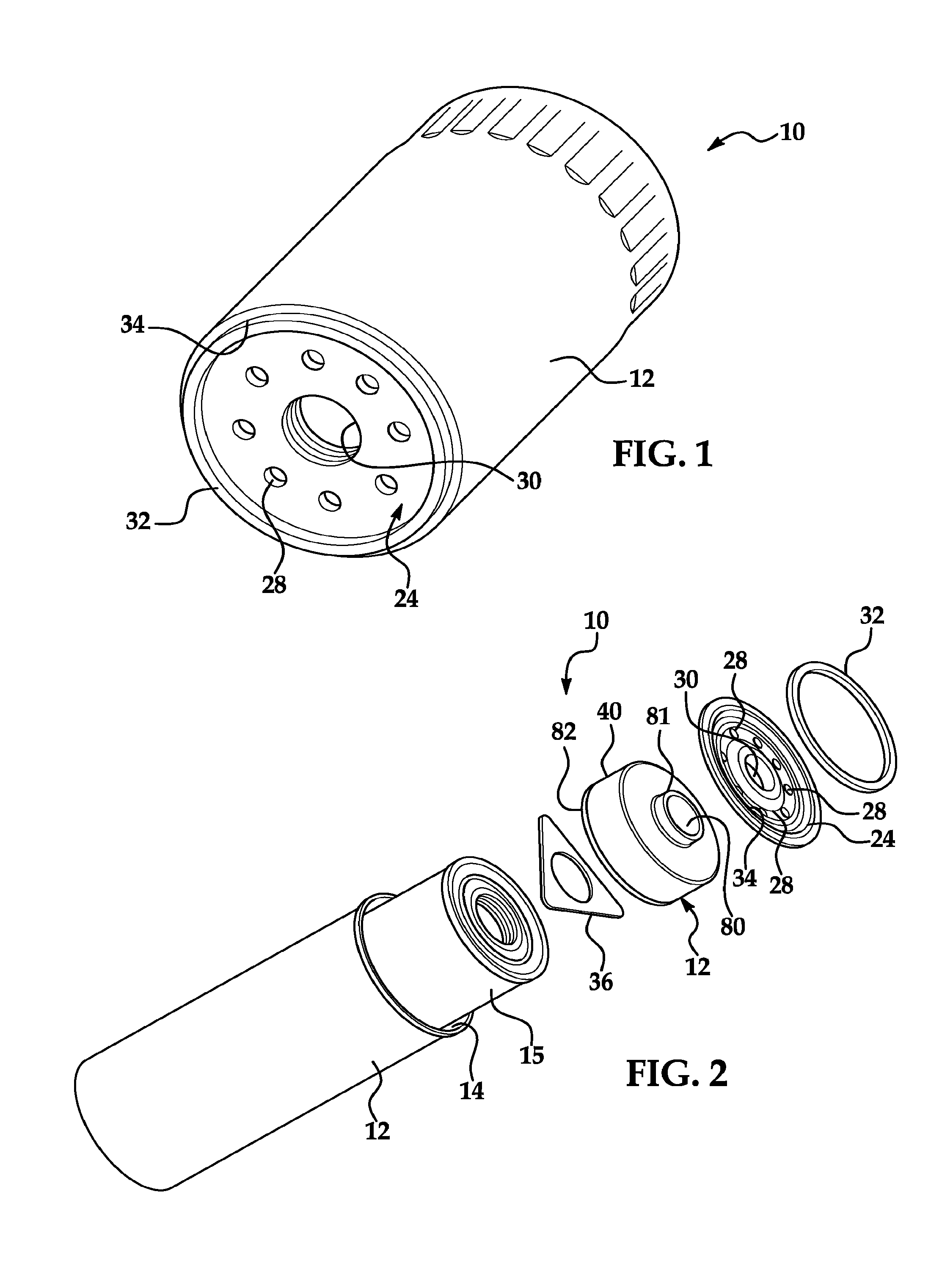 Additive dispersing filter and method