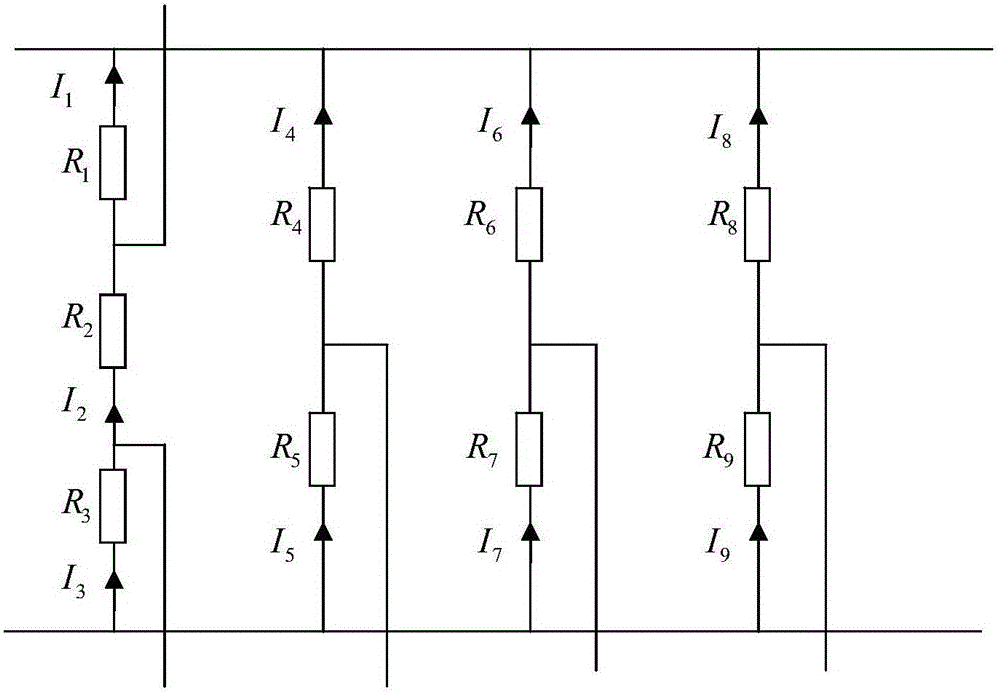 On-line evaluation method of switching resistor of transformer substation in three-second wiring mode