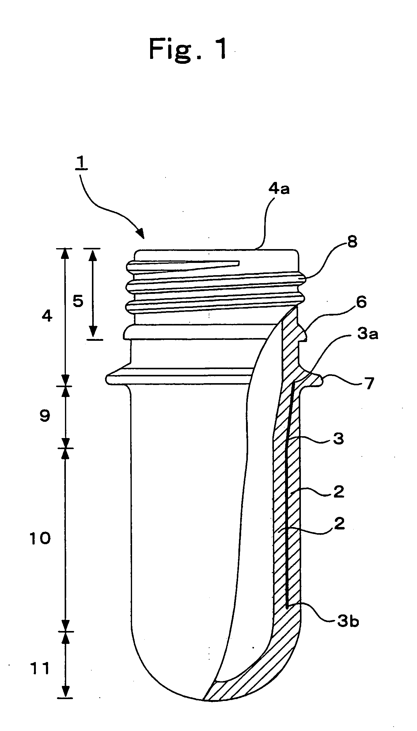 Biaxially oriented, blown-molded bottles and preform thereof