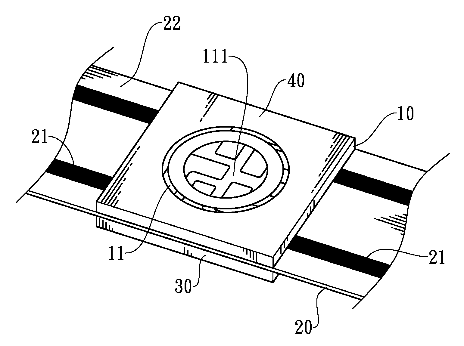 Substrate structrue for light-emitting diode