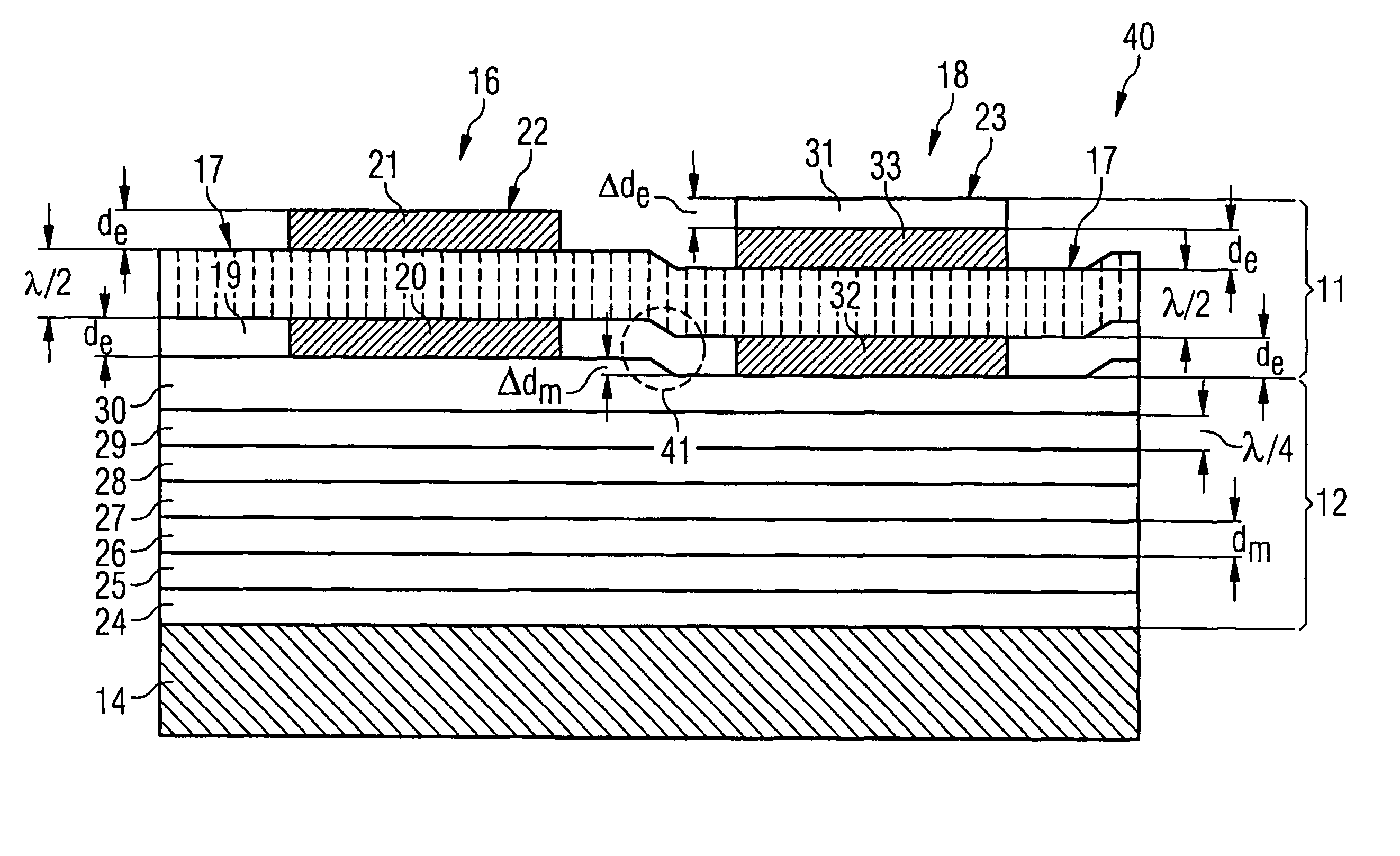 Bulk acoustic wave filter and method for eliminating unwanted side passbands