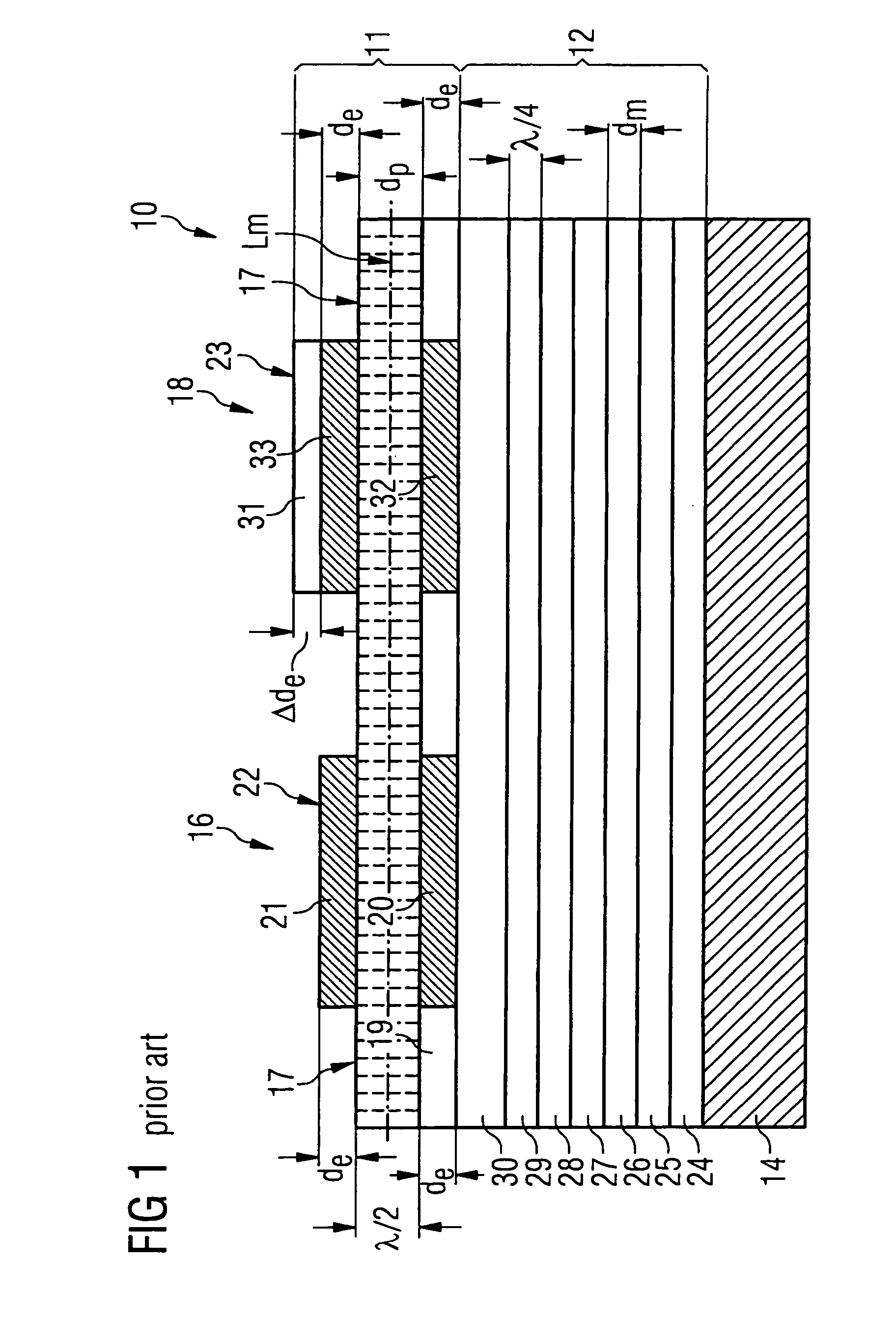 Bulk acoustic wave filter and method for eliminating unwanted side passbands