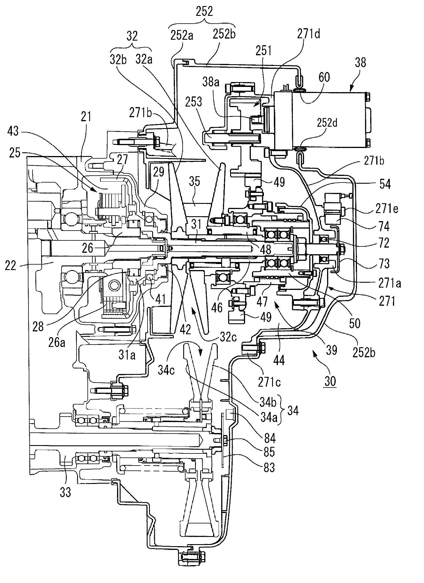 V-belt continuously variable transmission and straddle-type vehicle