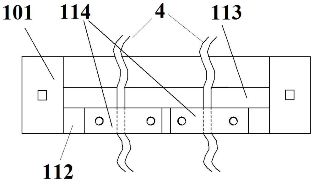 Self-righting and separating device for offshore test recycled body