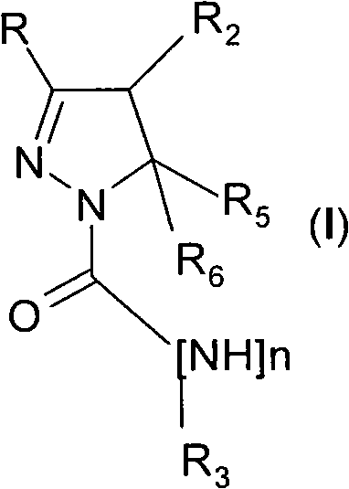 4,5-dihydro-(1h)-pyrazole derivatives as cannabinoid CB1 receptor modulators