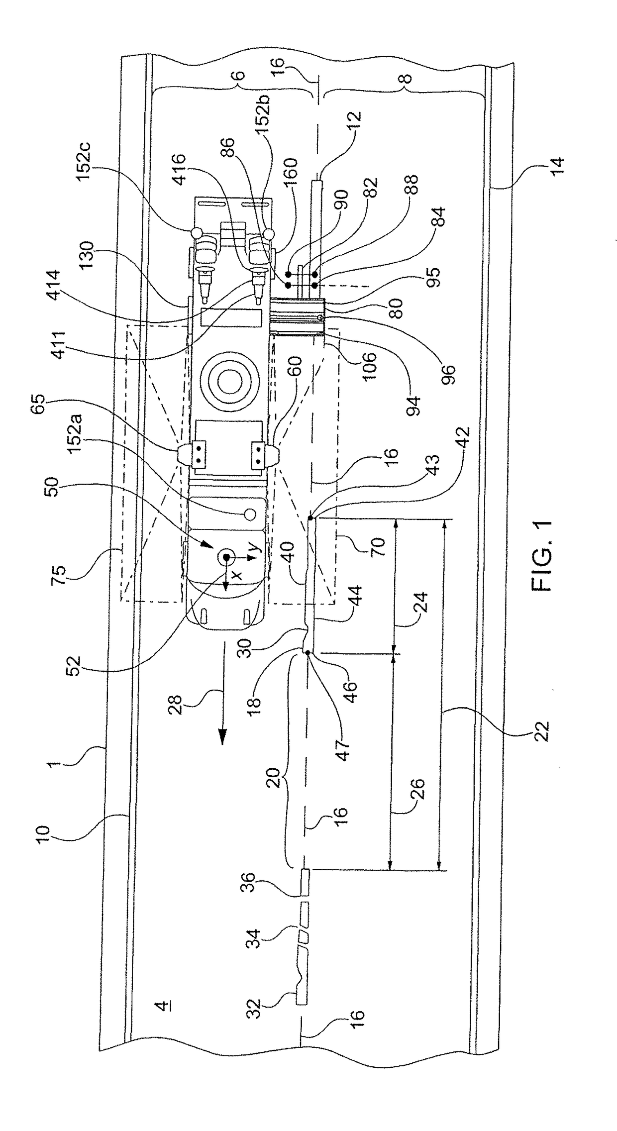 Roadway marker control system