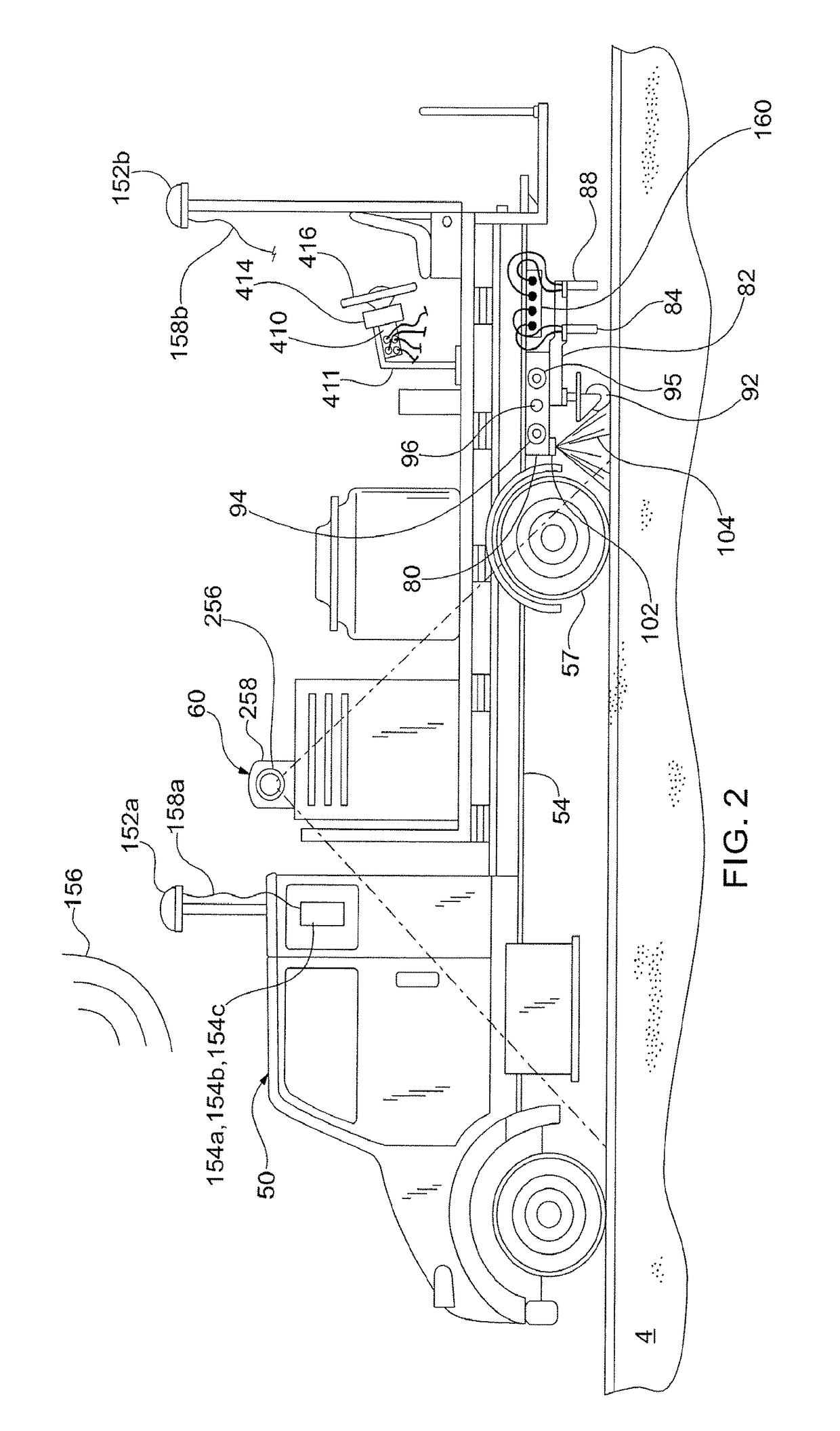 Roadway marker control system