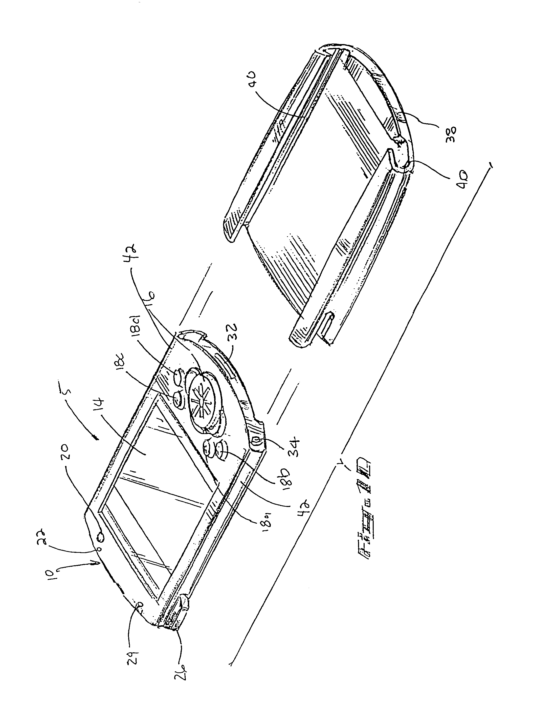 Handheld option pack identification scheme