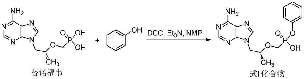 A kind of preparation method of (r)-9-[(2-phenoxy phosphoric acid methoxy) propyl group] adenine