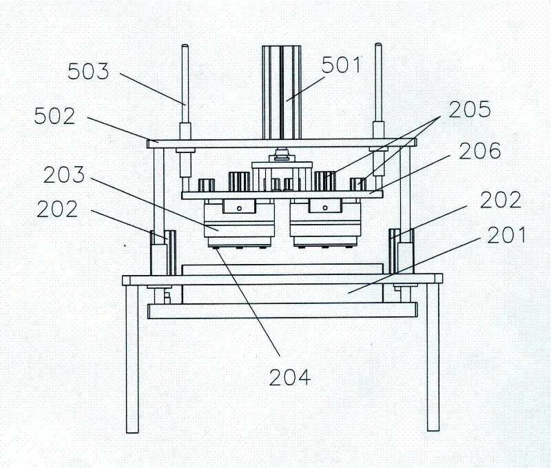 Servo double-surface heating vacuum packaging machine