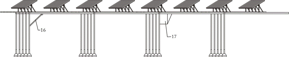 Combined grating type intelligent photovoltaic power generation system