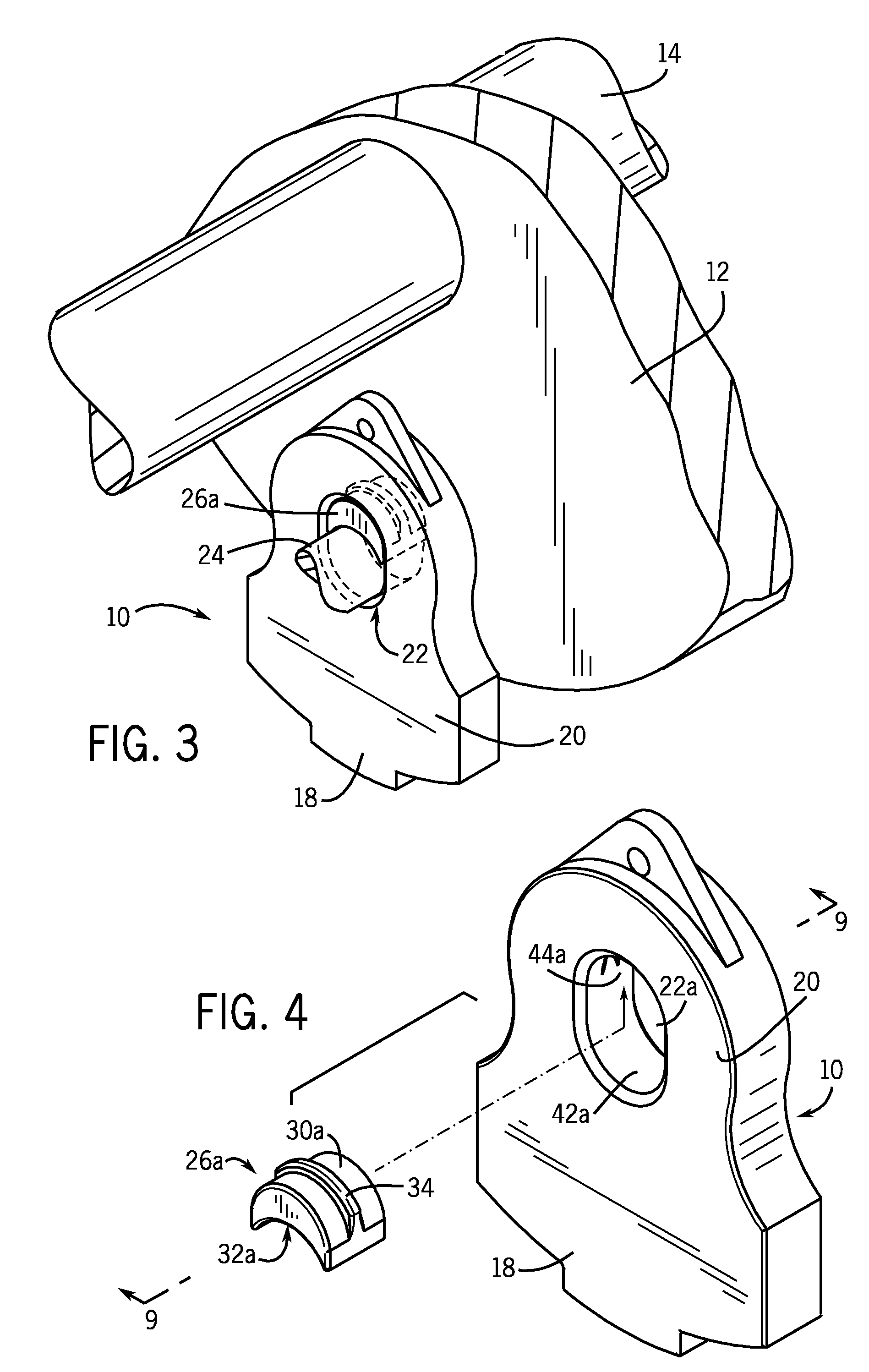 Hammermill hammer with pin-hole insert