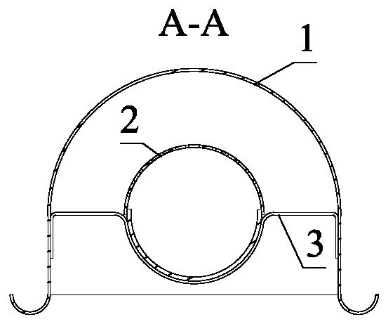 Pressure refueling pipeline outlet flow control device