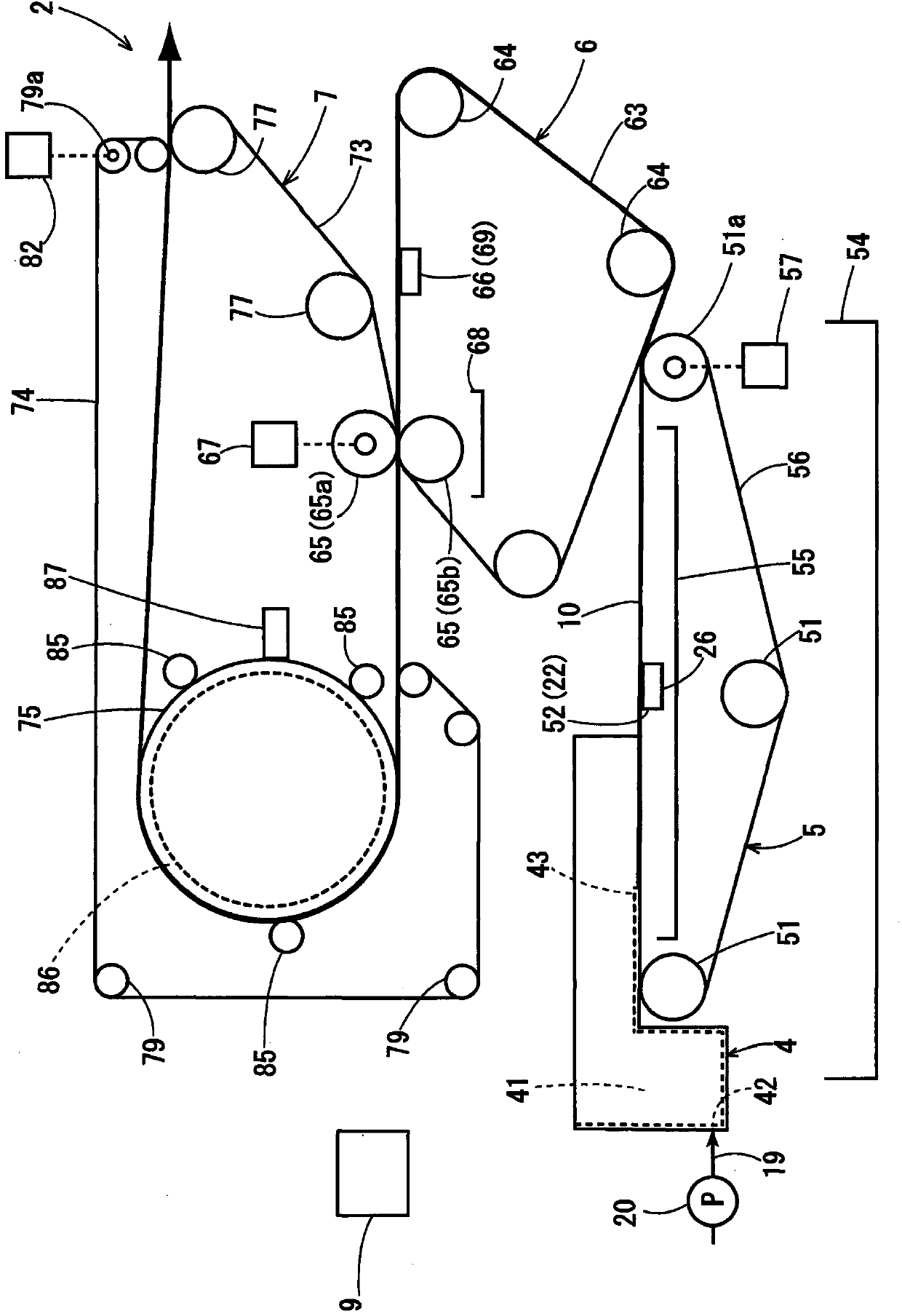 Papermaking device, paper machine and papermaking method