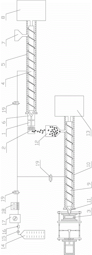 Injection molding device and injection molding method of online mixing and preparing high-performance microcellular foaming plastic