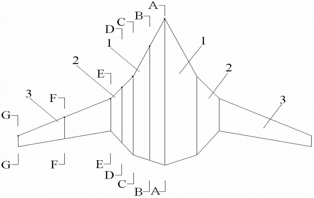 Aerobat aerodynamic configuration adopting mixing wing body