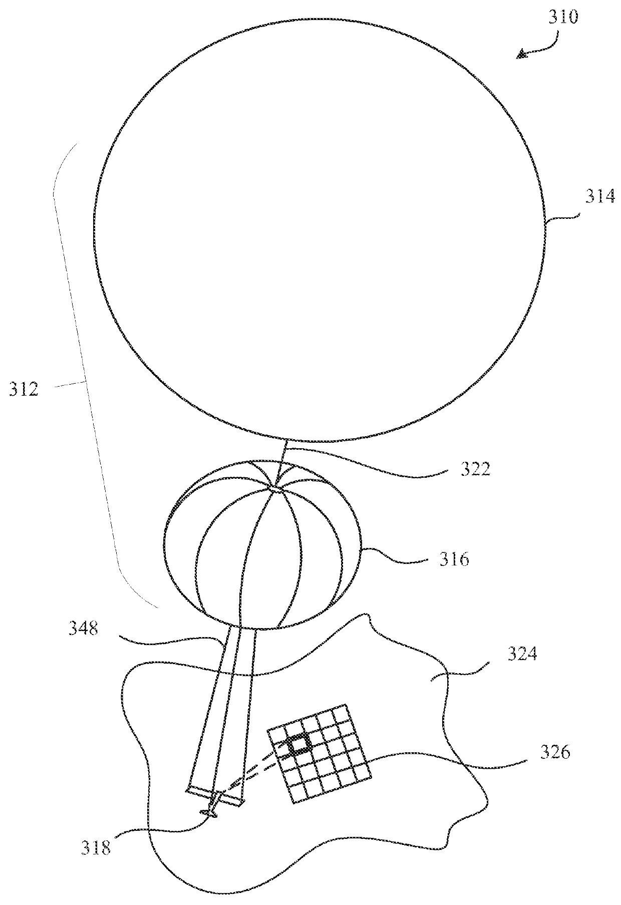 Variable buoyancy lighter than air glider