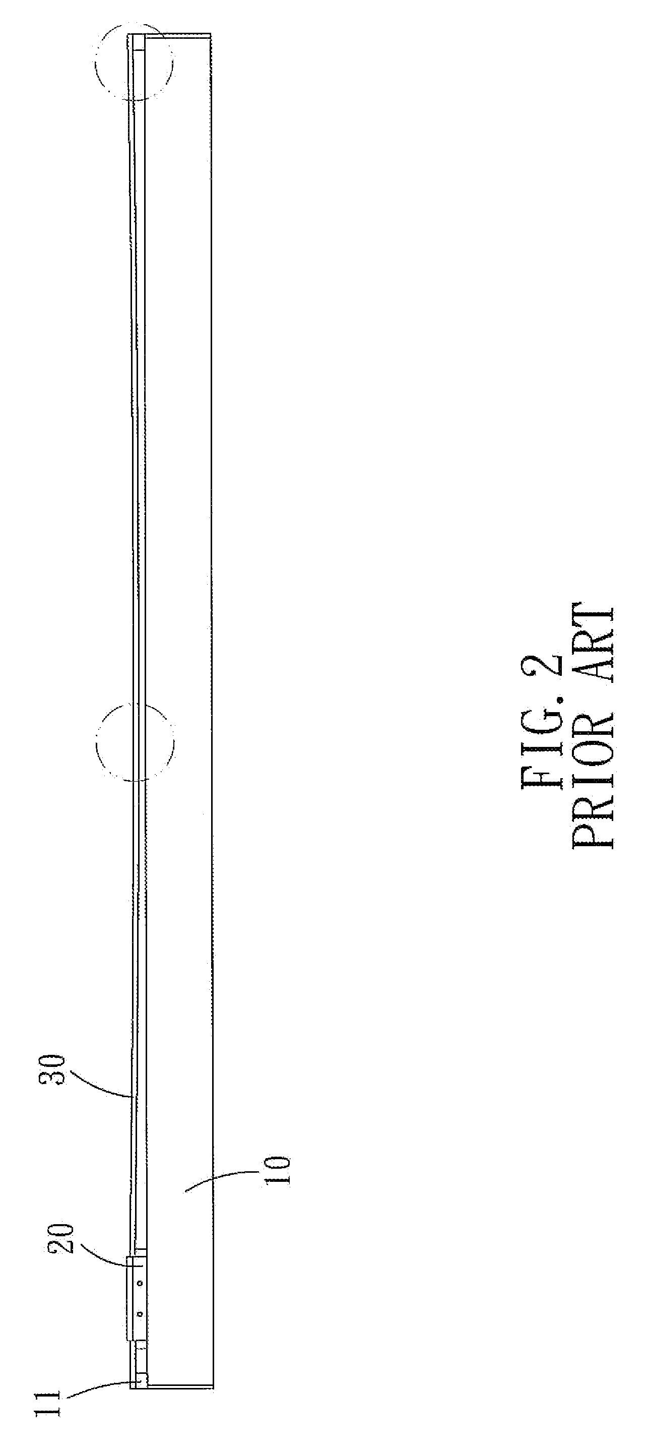 Linear Table with an Adjustable Dust-proof Structure