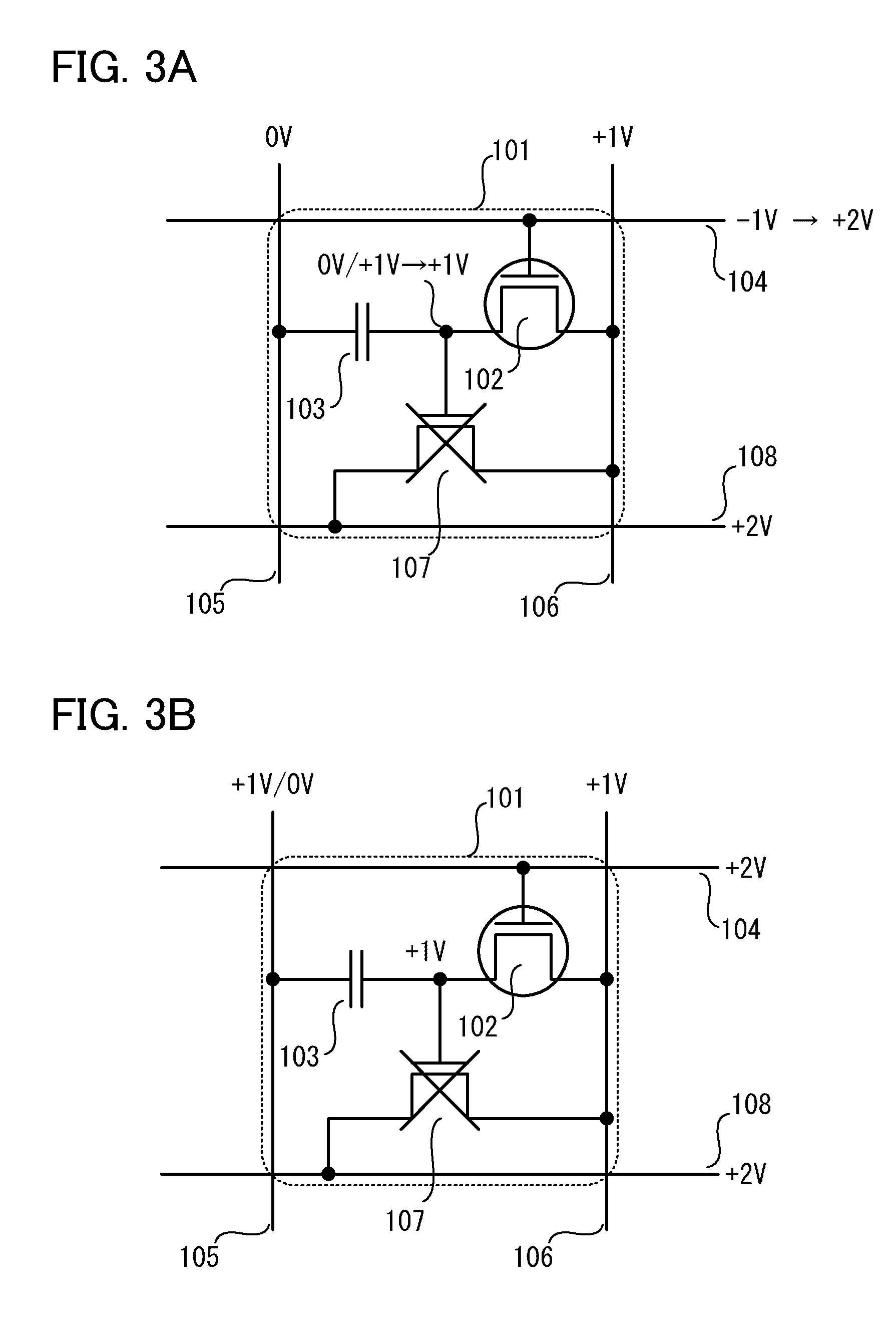 Gain cell semiconductor memory device and driving method thereof