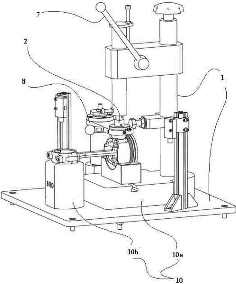 Press-fitting tooling for engine piston pin snap ring