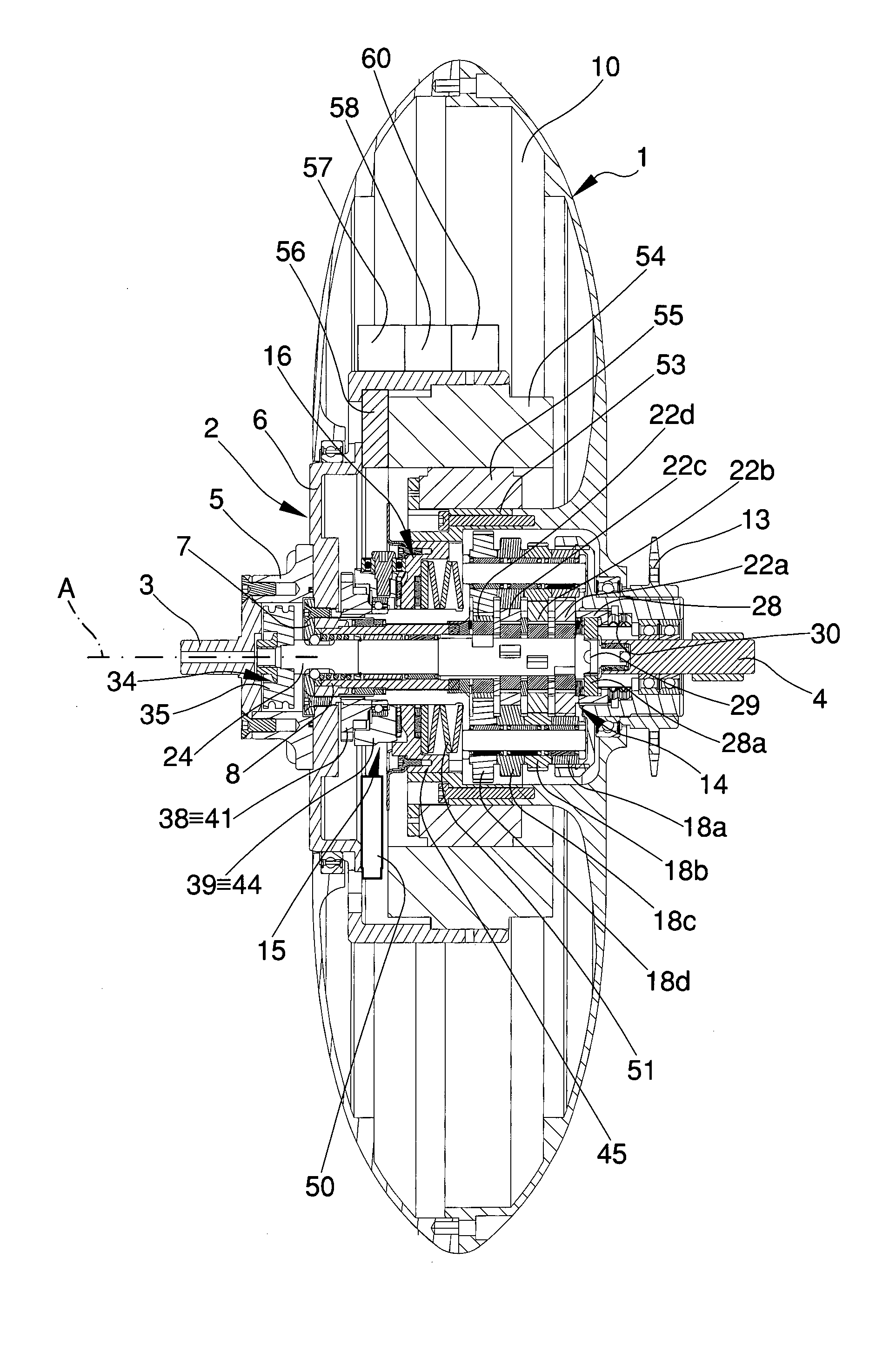 Wheel for pedal-assisted bikes