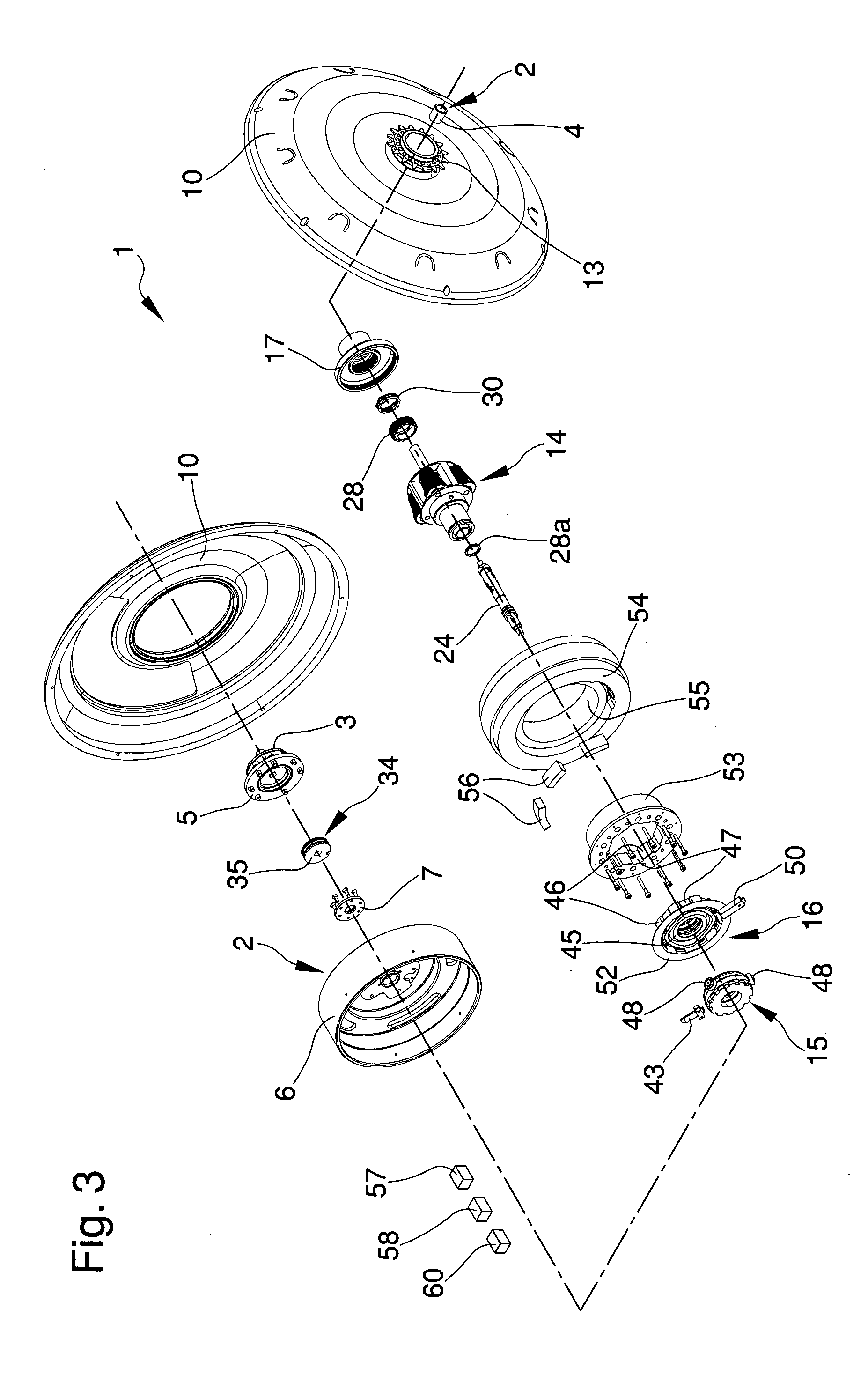 Wheel for pedal-assisted bikes