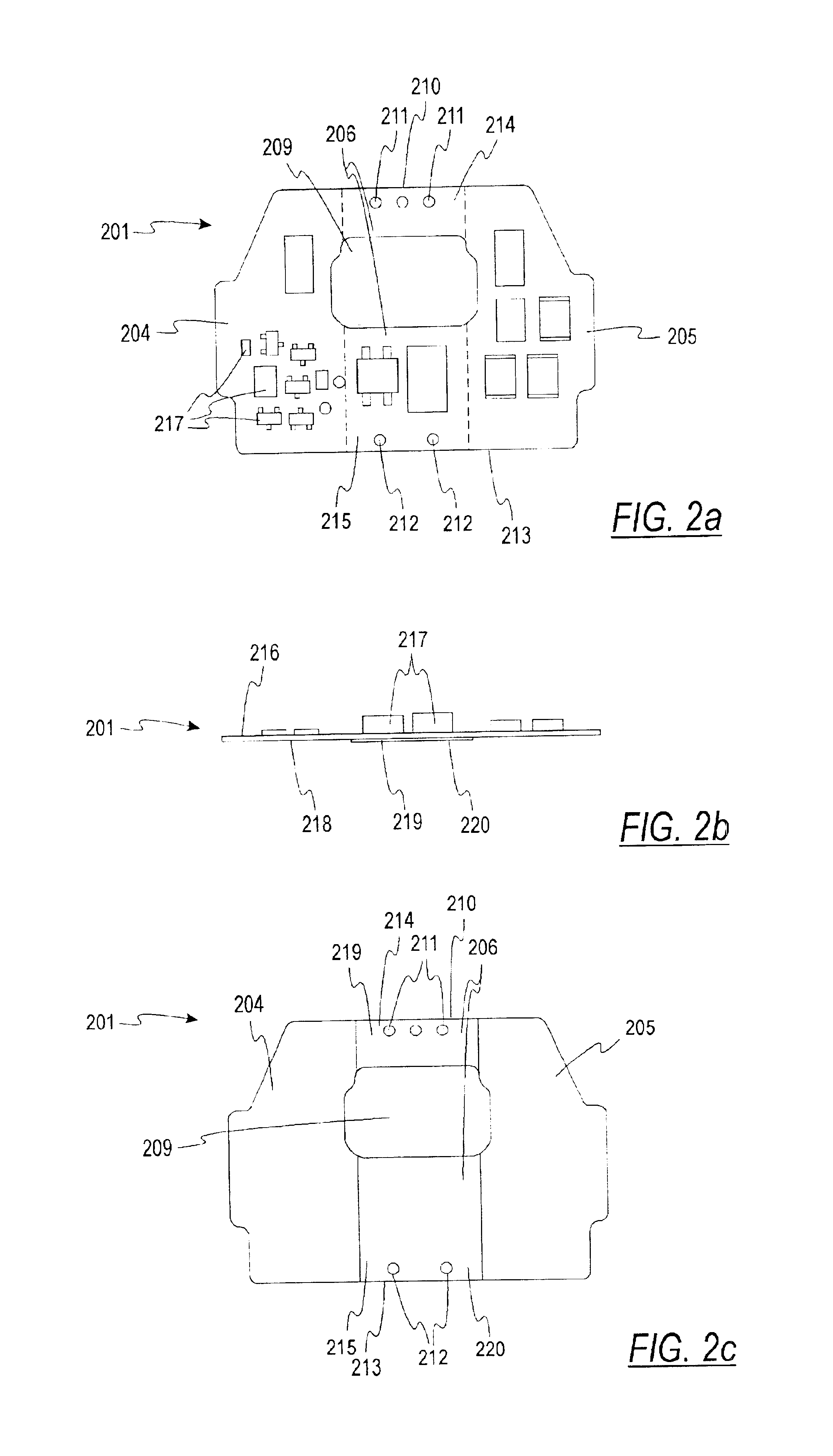 Flexible circuit adhered to metal frame of device