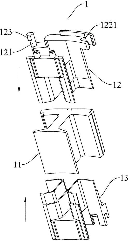 Motor stator and motor employing same