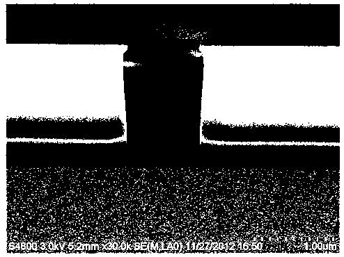 Single-layered positive photoresist photoetching method applied to metal stripping