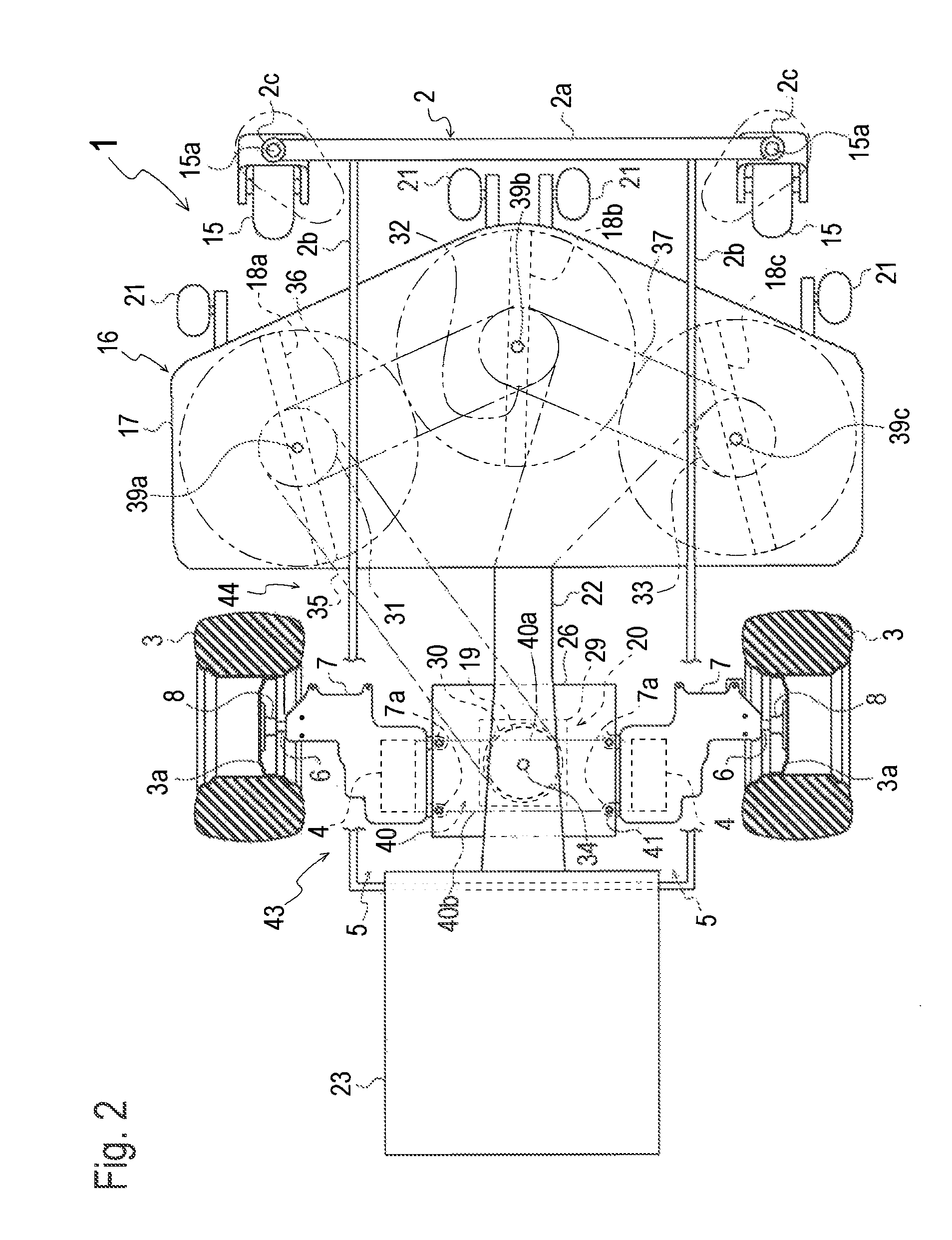 Electric zero-turn working vehicle