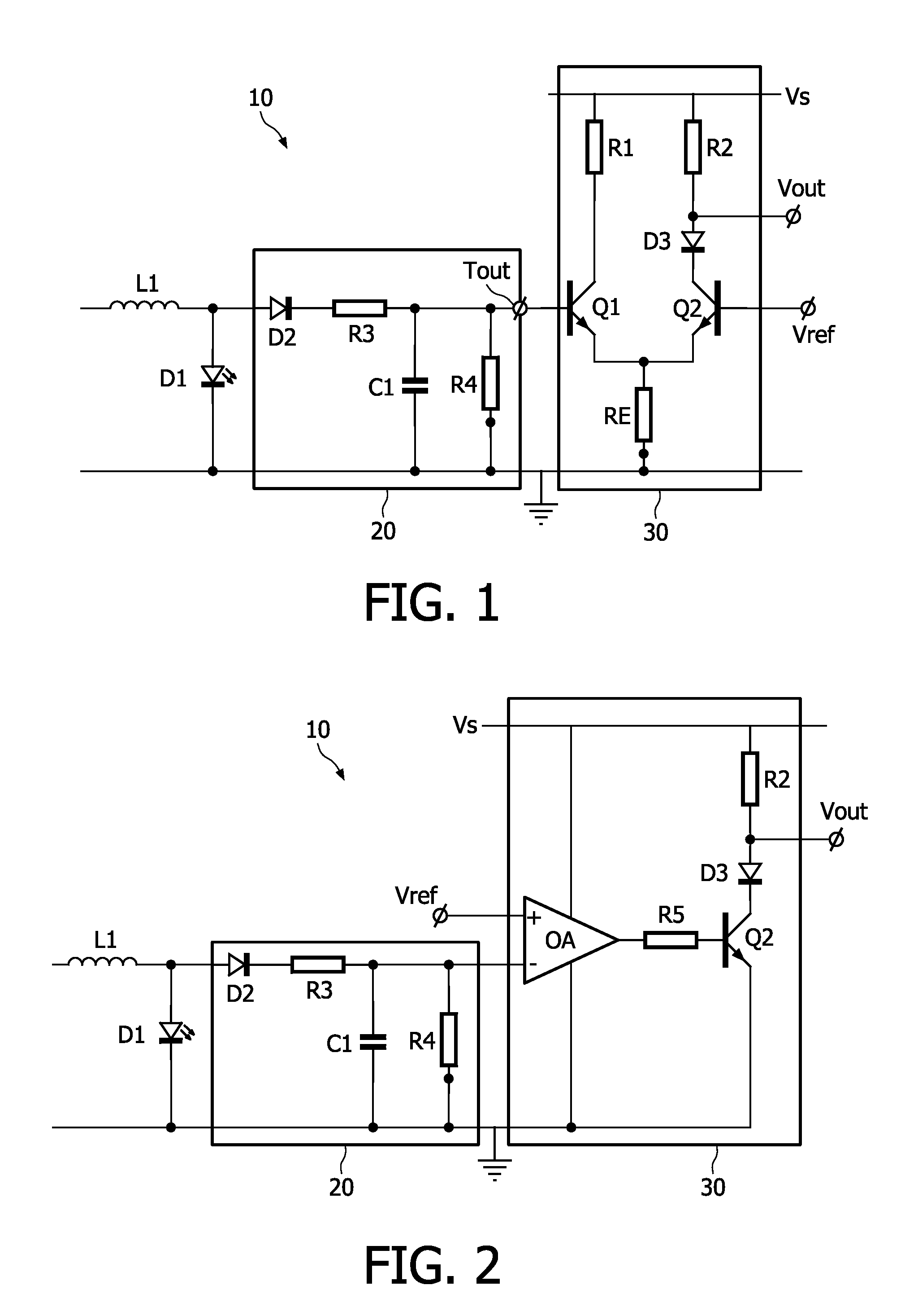 LED outage detection circuit