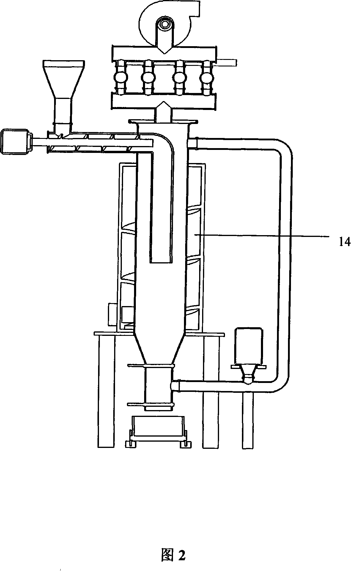 Magnesium metal reduction process using liquid calcium as reducing agent and device thereof