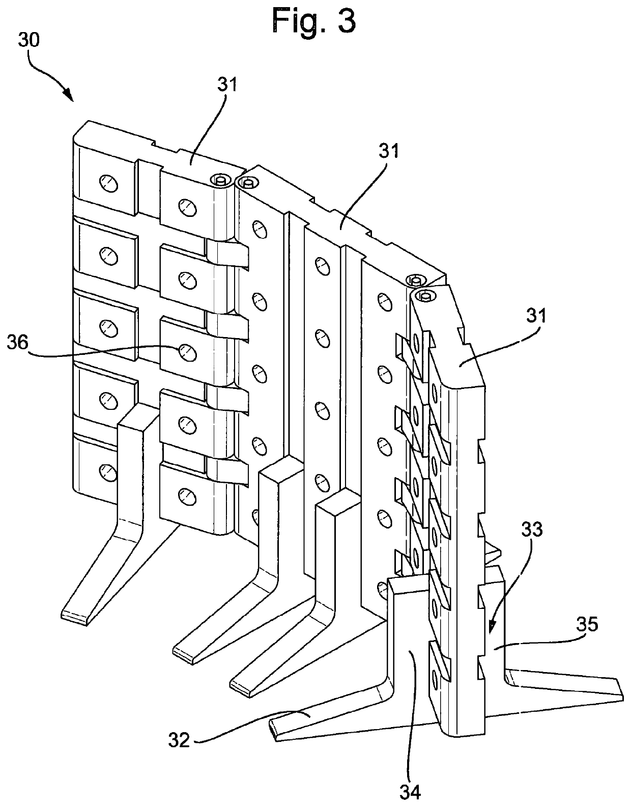 Firing stand for shaped charges