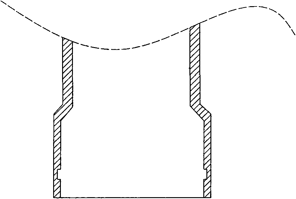 Demolding mechanism for full circle internal reverse clamp of automotive air inlet pipe