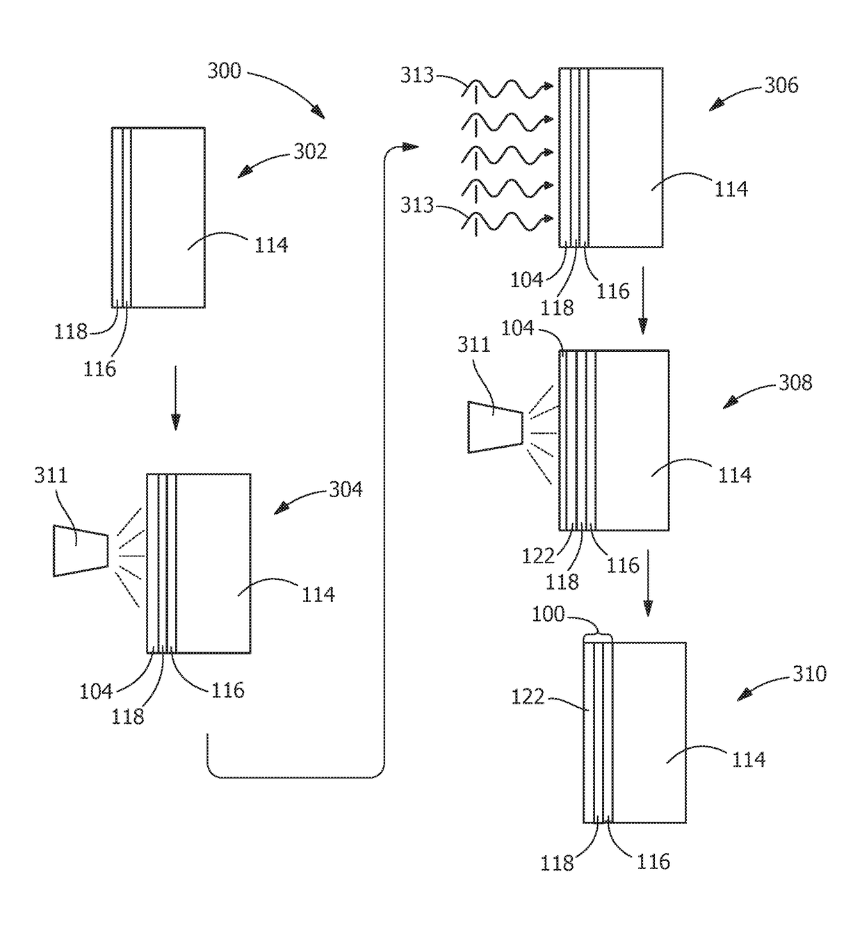 Treatment process, rejuvenation process, treatment composition, and treated component