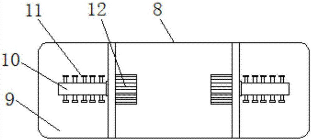 Roller rolling type municipal road line-coating device