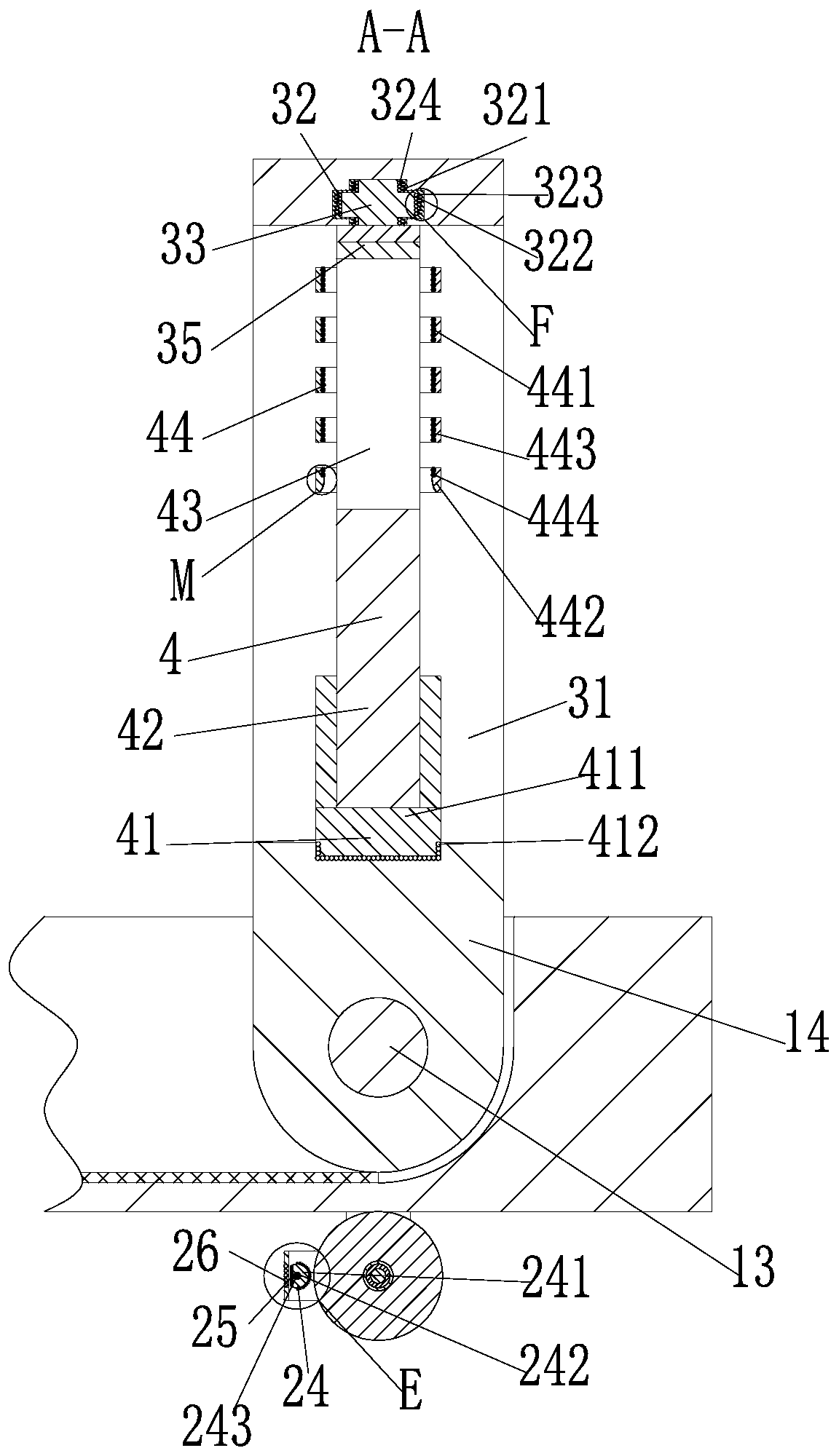 Building construction water supply and drainage engineering construction device and drainage engineering construction process