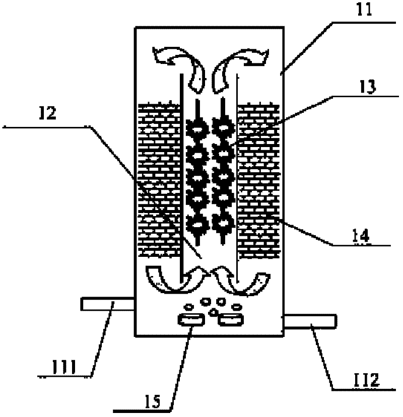 Biomembrane reactor, waste water treating system and method for treating waste water