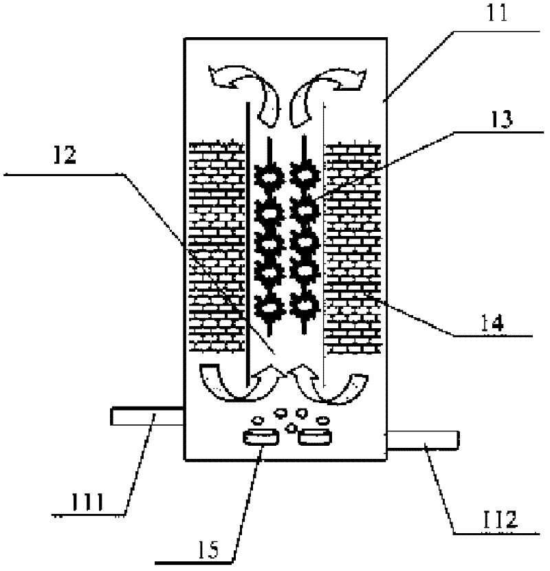 Biomembrane reactor, waste water treating system and method for treating waste water