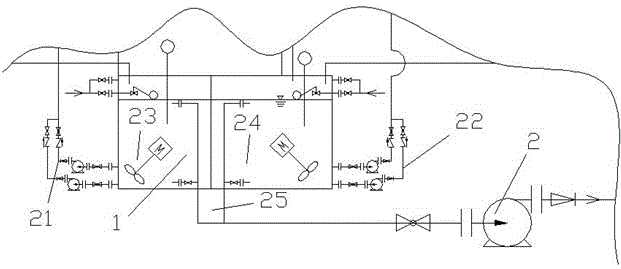 Efficient denitration device for flue gas of boiler